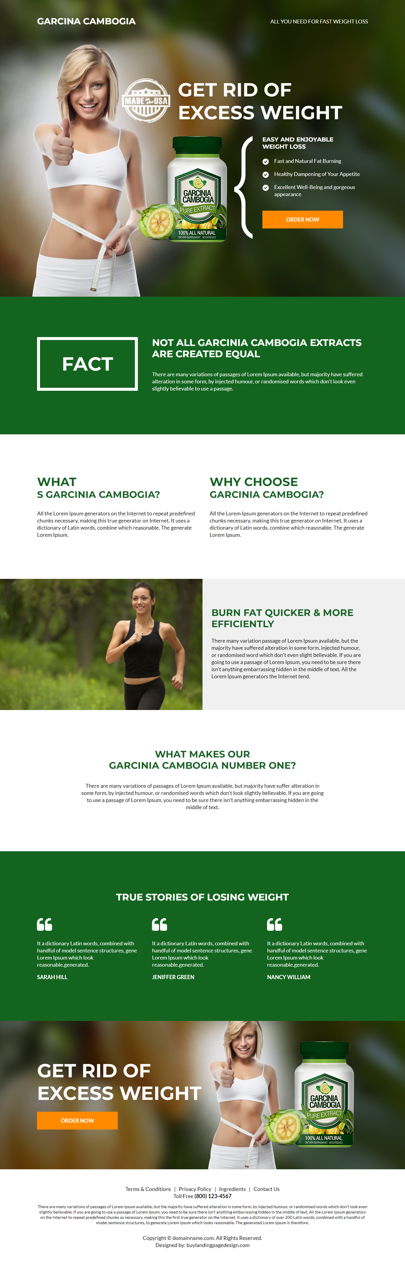 garcinia cambogia extracts responsive landing page