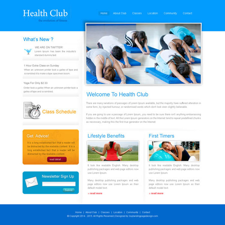 templates free blog photo Template health Website template website club psd 001 templates free blog photo Template health Website template website club psd 001