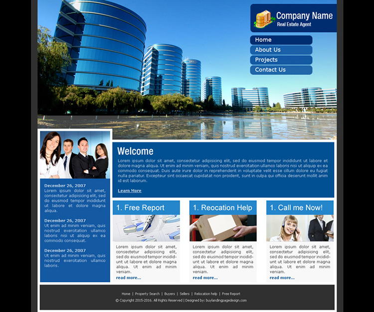 industrial website template design psd for sale