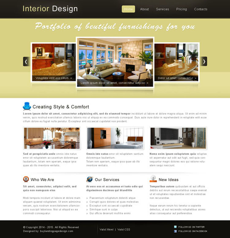 Interiordesignwebsitetemplate48 Website Template PSD Sale Delectable Interior Design Web Templates Interiordesignwebsitetemplate48 Website Template PSD Sale Delectable Interior Design Web Templates