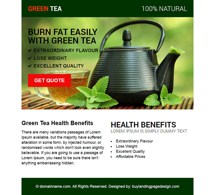 green tea health benefits ppv design