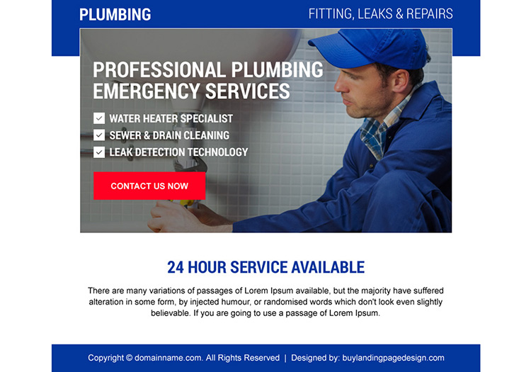 effective emergency plumbing services ppv design