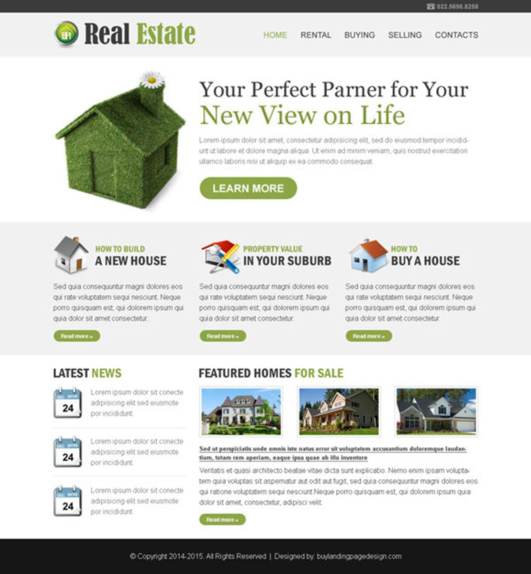 Real Estate Business Website Psd 007 Website Template Psd Sale Preview Real Estate Listing Website Template