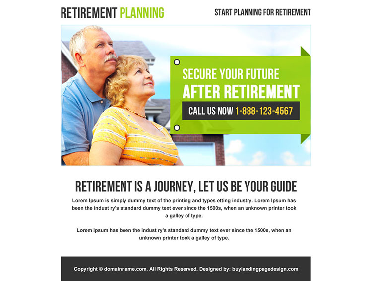 retirement planning phone call capturing ppv design