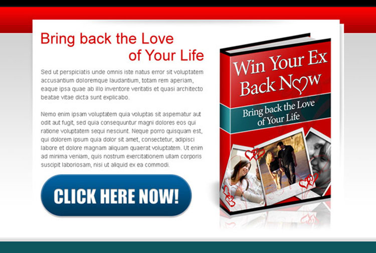 bring back the love of your life ebook ppv html landing page design template