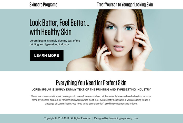 younger looking skin care program best ppv landing page