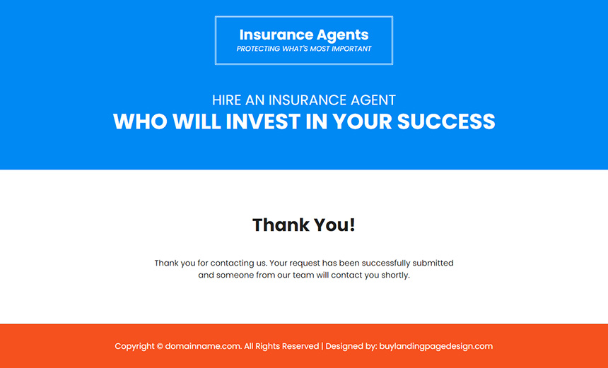 best life insurance agents lead capture landing page