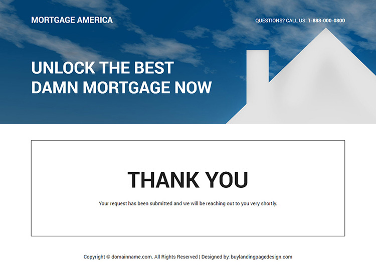 mortgage broker responsive landing page design