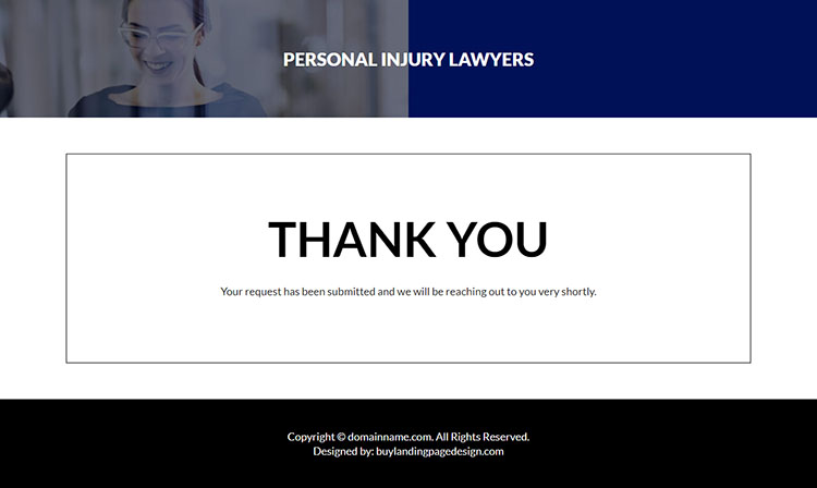 best personal injury lawyers responsive landing page