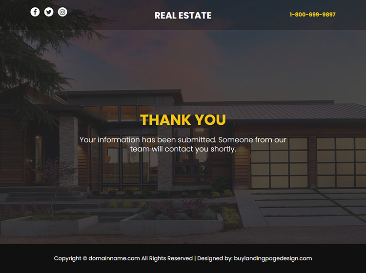 best real estate responsive video funnel design