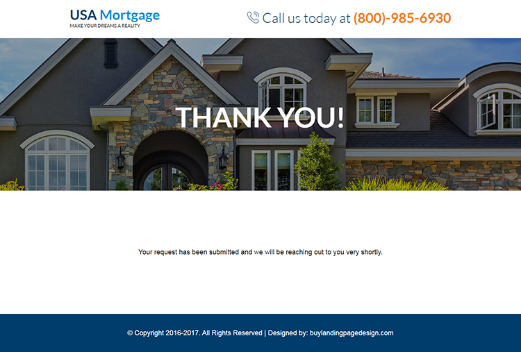 responsive best bank mortgage lead capturing landing page