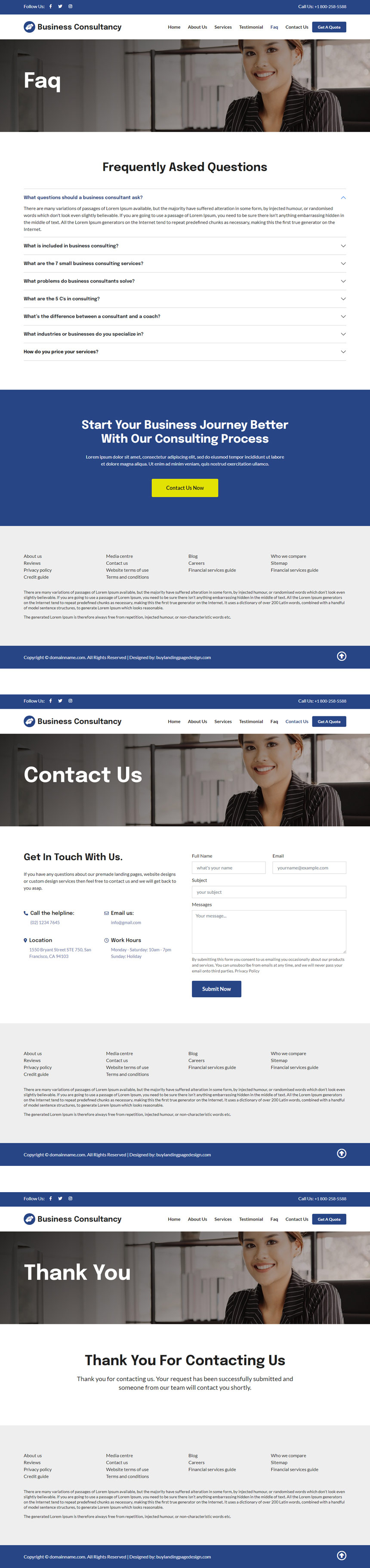 online business consultancy responsive website design