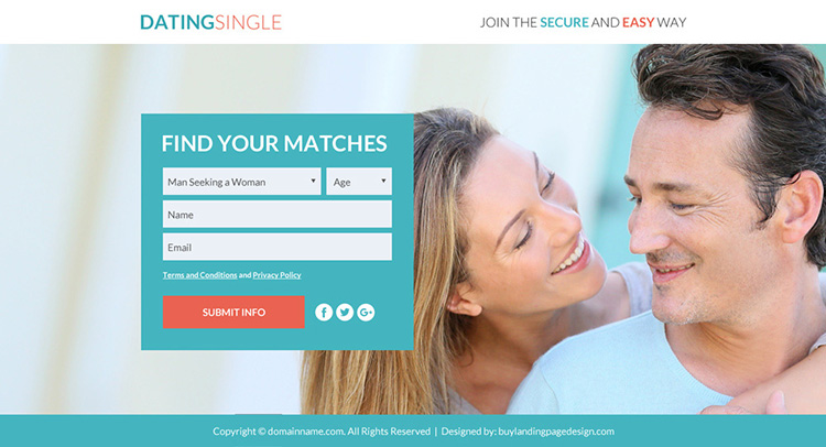 dating membership sign up responsive funnel design