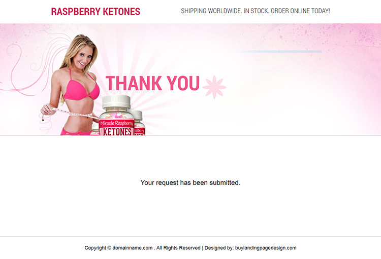 raspberry ketone weight loss best responsive landing page design